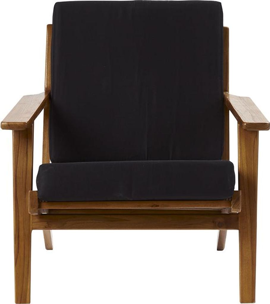 Skandinavischer Sessel Teakholz modern