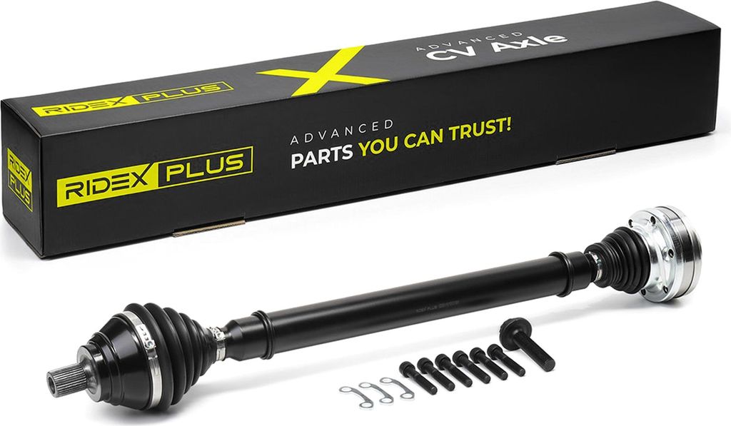 RIDEX PLUS 13D0049P Antriebswelle Vorne Rechts für VW Golf VII Schrägheck (5G1, BQ1, BE1, BE2) GOLF VI (5K1) Golf V Schrägheck (1K1) TOURAN (1T1...