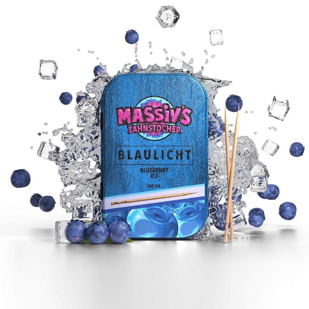 Wunderzahnstocher Massiv's Blue Light Pack 100 sztuk Zdjęcie produktu 