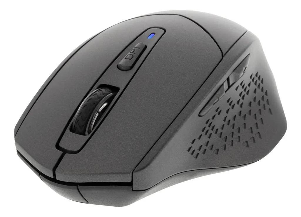 Souris Bluetooth silencieuse DELTACO gris foncé 1600 DPI pour PC