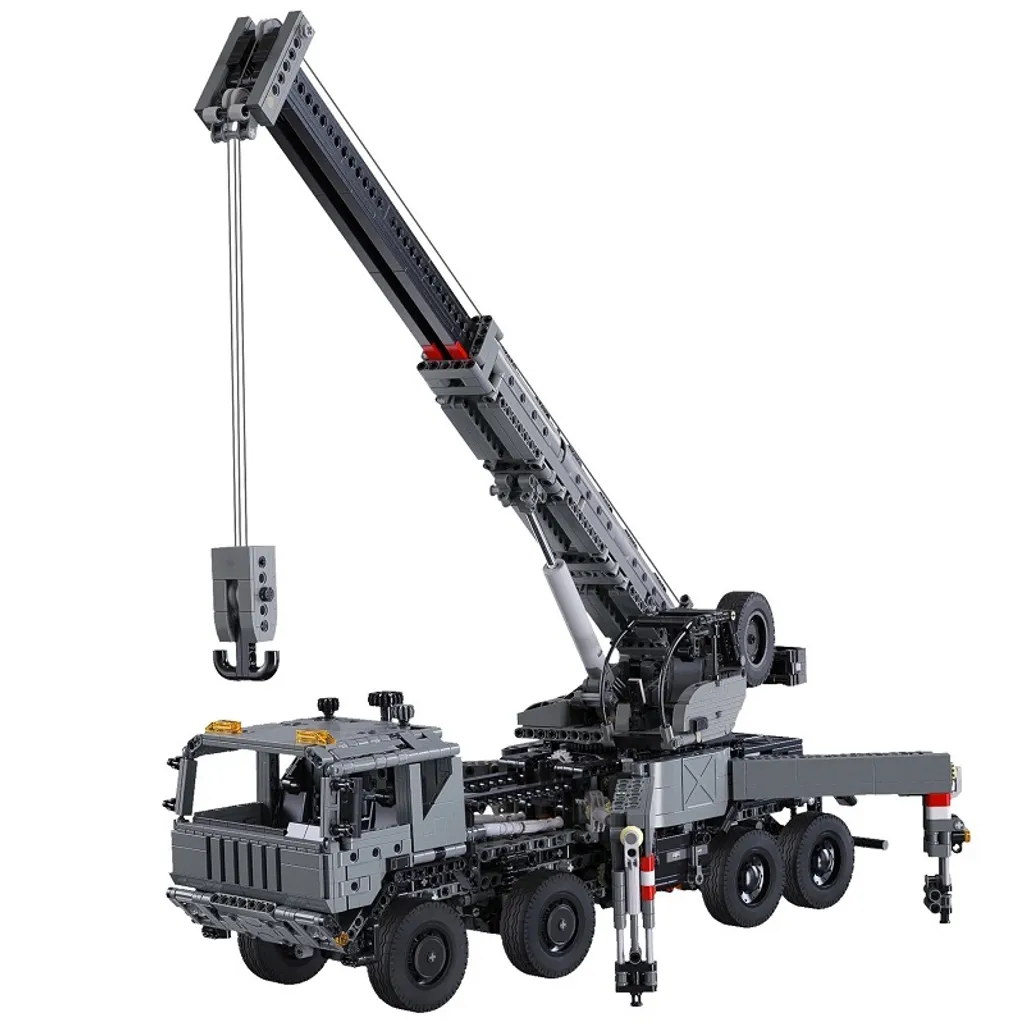 Camion-grue militaire technique CaDA C61507W : Jeu de construction pro - 4