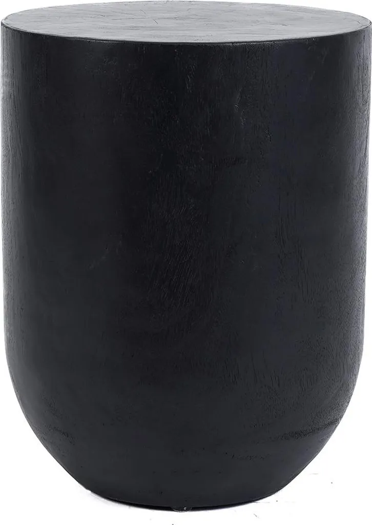 Tabouret d'Appoint Noir Buntuk - Mobilier Déco pour Salon et Chambre Chic