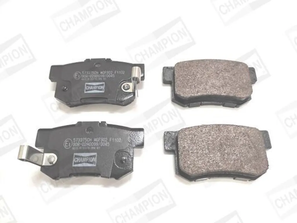 Garnitures de frein arrière pour Honda CR-V II et Prelude Champion 573375