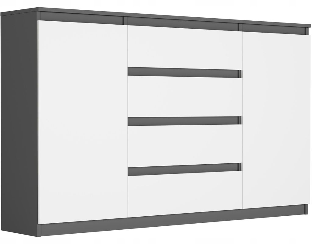 Komoda 160 cm zásuvky dveře skříňka FRAMIRE R-160-S4 Obrázek produktu 