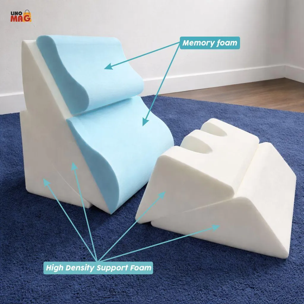Coussins pour Lecture et Télévision : Support Dos et Nuque Réglable