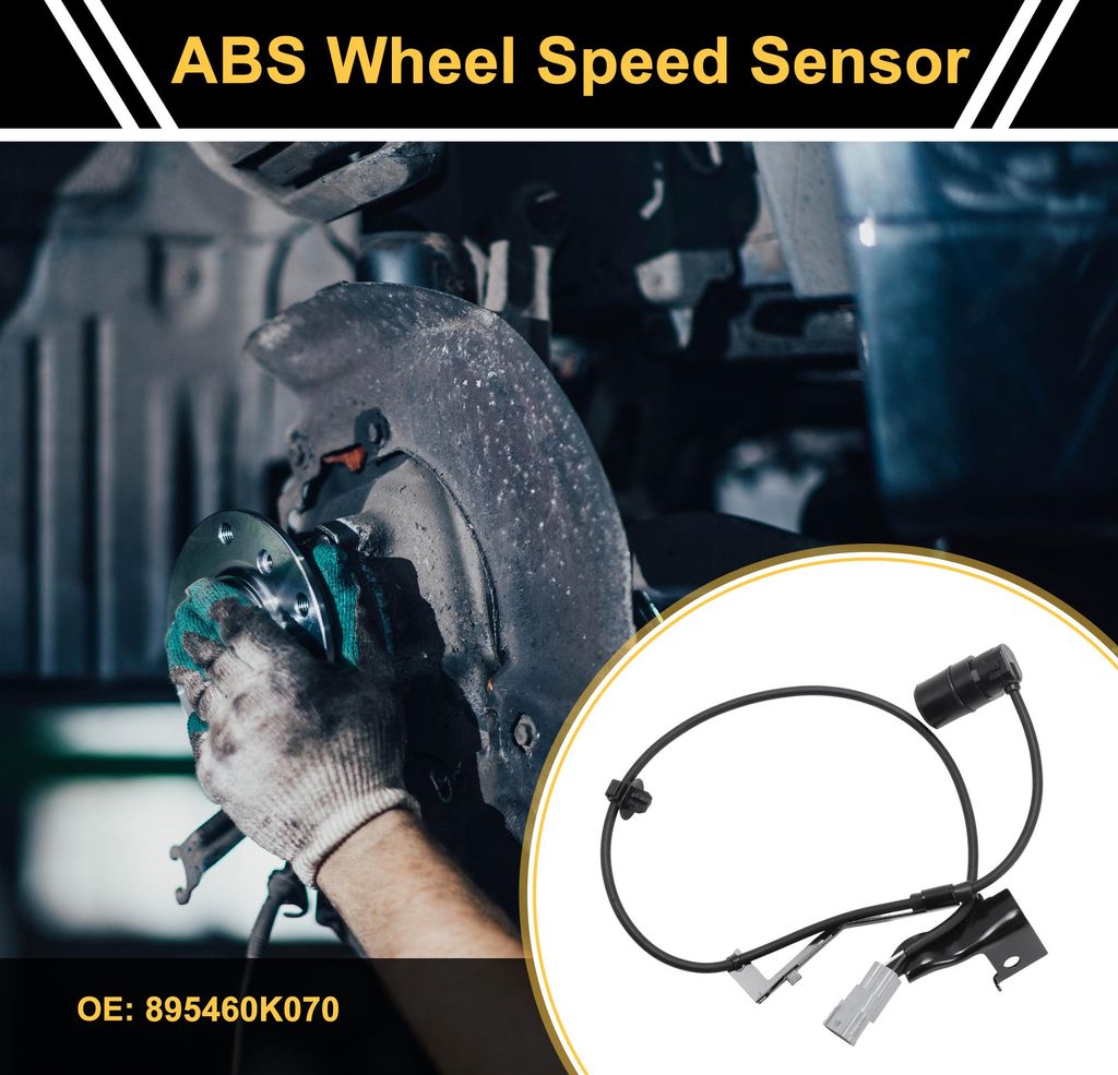 ABS Raddrehzahlsensor ABS Sensor Antiblockiersystem Sensor Nr. 895460K070 für Toyota Hilux 2004-2008 2010-2012 1 Stück hinten links