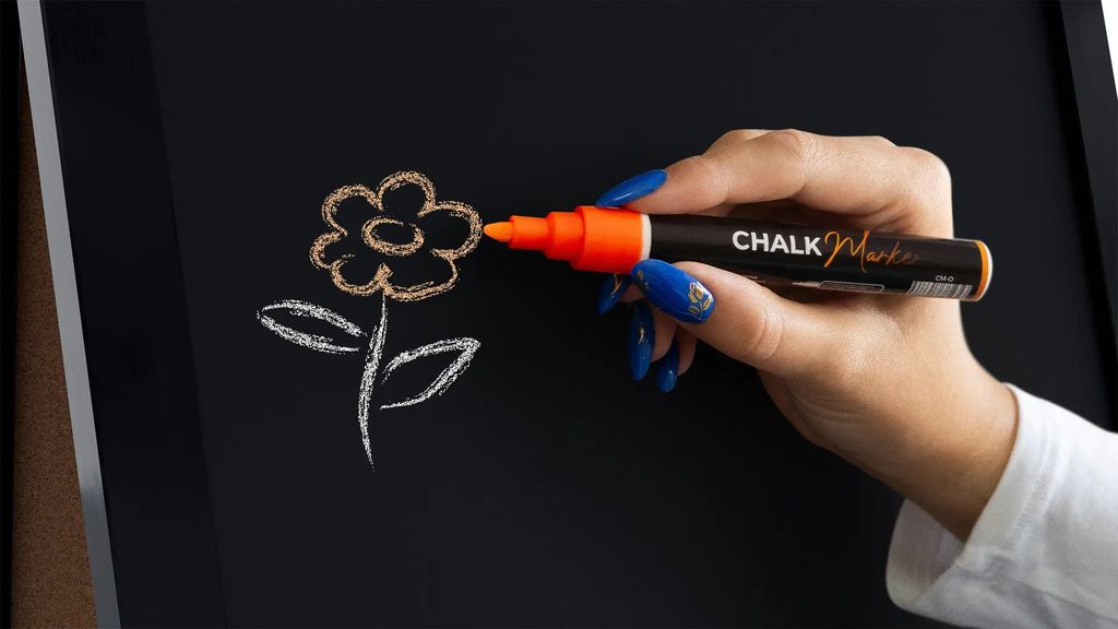 Reklamní áčko s křídovou tabulí 100x60 cm- černé Obrázek produktu 13