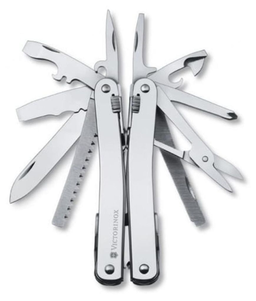 Victorinox SwissTool Spirit II dans son étui en cuir Image du produit 