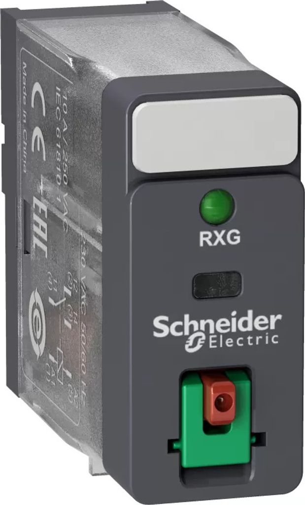 RXG12P7 Interface-Relais mit LED, 1 Wechsler, 230 V, 10 A (RXG12P7)