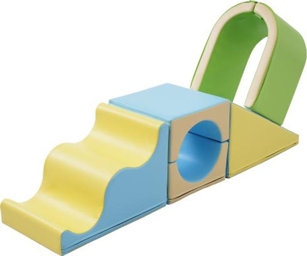 Abenteuer Riesigen Bunten 6-in-1 Schaumstoff-Bausteinen Kreatives Spielen Krabbeln Durch Boegen Rutschen Kinderspielzeug Lernspielzeug Bausteine