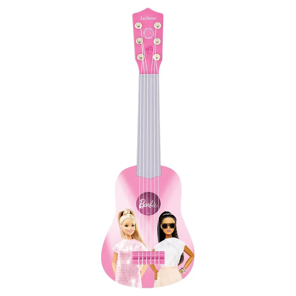 Ma Première Guitare Barbie pour Enfant - Instrument Musique Rose Lexibook