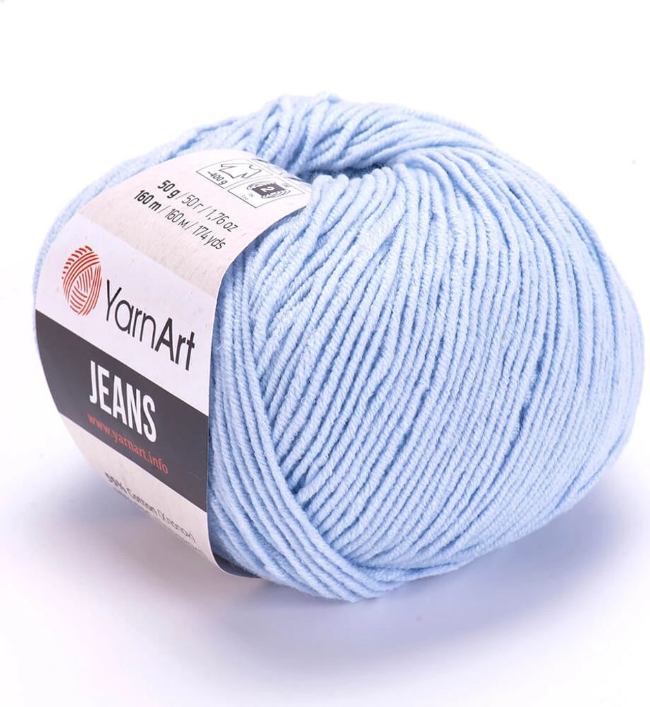 YarnArt Jeans (50g/160M) 75 hellesblau Produktbild 