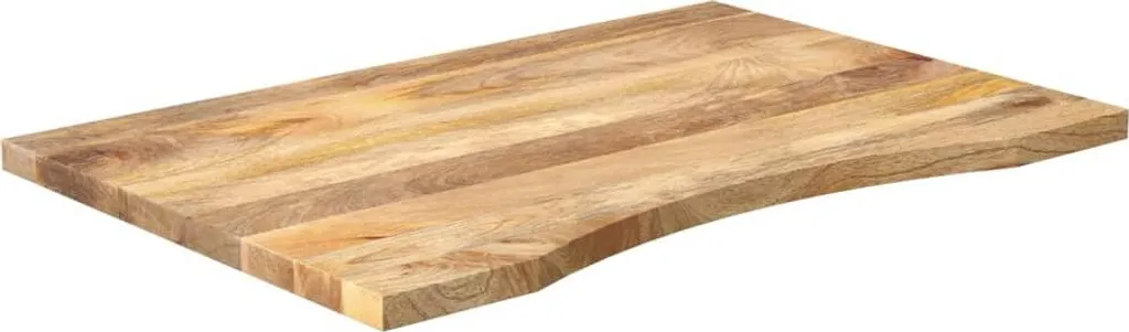 vidaXL Piano scrivania con nicchia 100x60x2,5cm in legno massiccio di mango