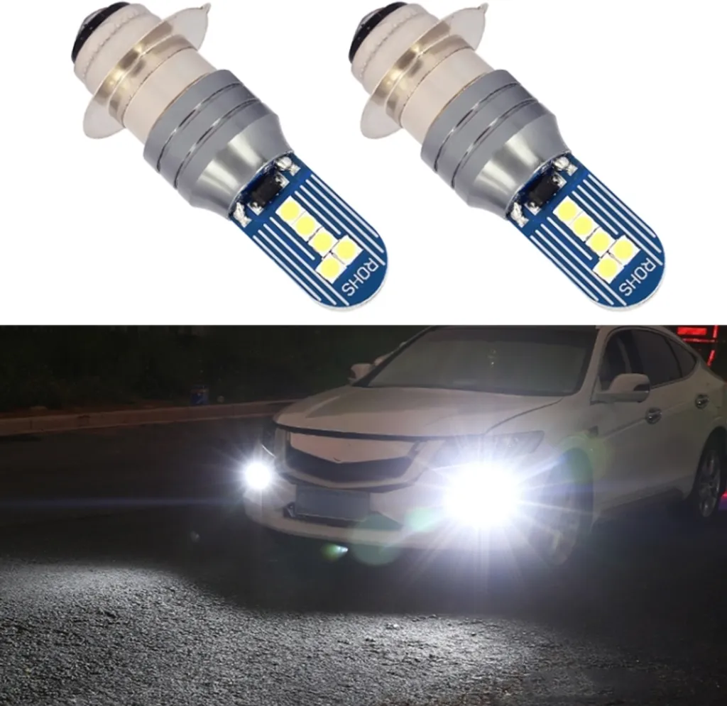 Lampadine LED PX15D per Fendinebbia Auto Moto | Bianco 6000K 7.8W
