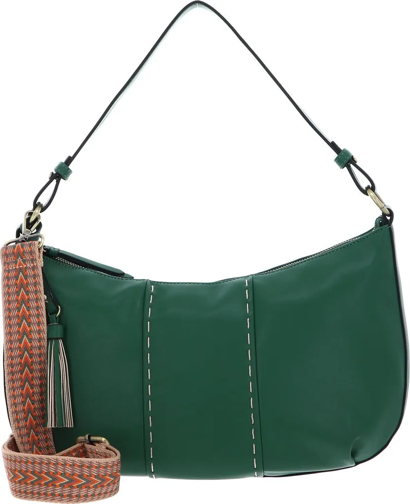 Organisez tout avec le Sac Shopper Venia Picard Vert en Cuir Souple
