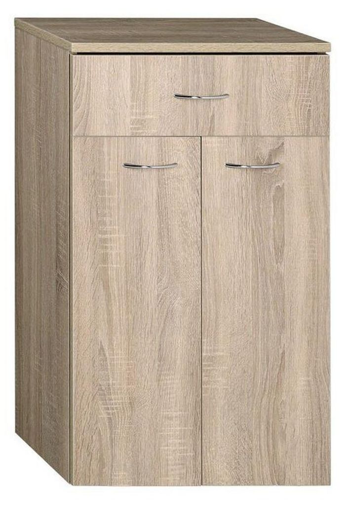 Aqualine ZOJA/KERAMIA FRESH Unterschrank mit Schublade 50x78x29cm, Platineiche