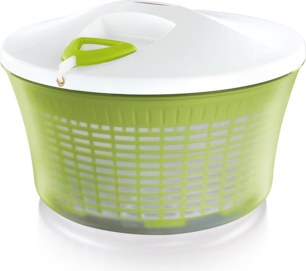 Centrifuga per insalata Leifheit ComfortLine verde e bianca Immagine del prodotto 