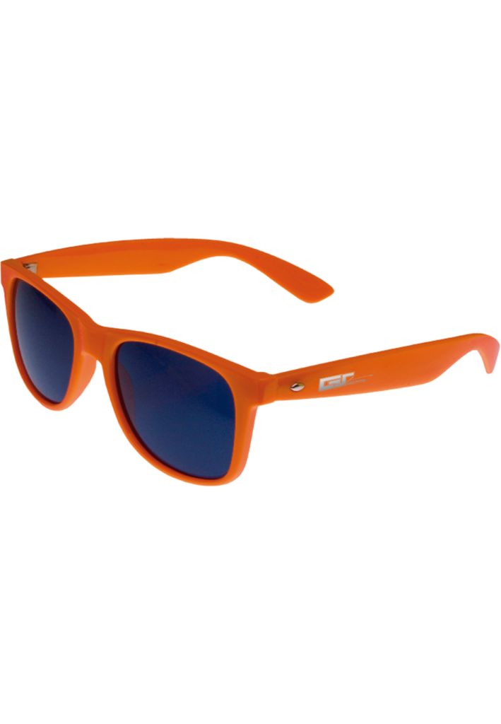 MSTRDS Sonnenbrille Nerd-Brille Retro Hornbrille Groove Shades GStwo 10225, color:orange, size:one size