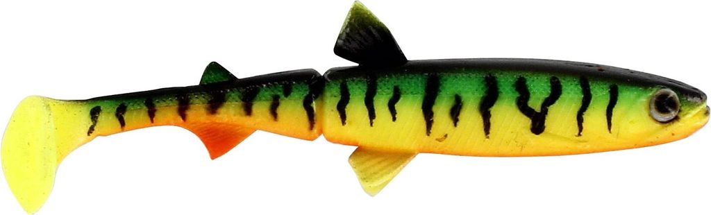 Westin HypoTeez Gummifische 9cm - 6 Köder, Farbe:Crazy Firetiger
