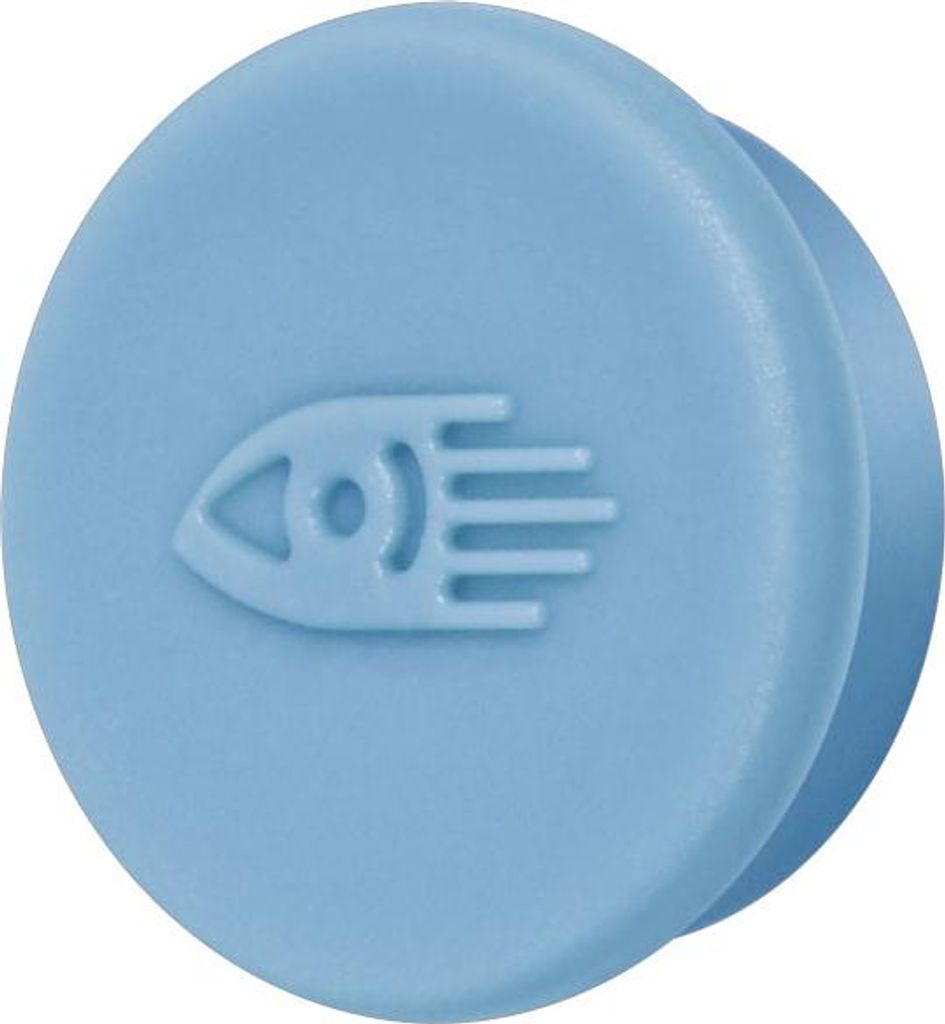 Haftmagnet 20mm rund pastellblau VE=10 Stück