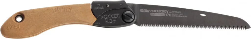 Scie à main pliante 170 mm Silky Pocketboy Outback pour bois et bivouac