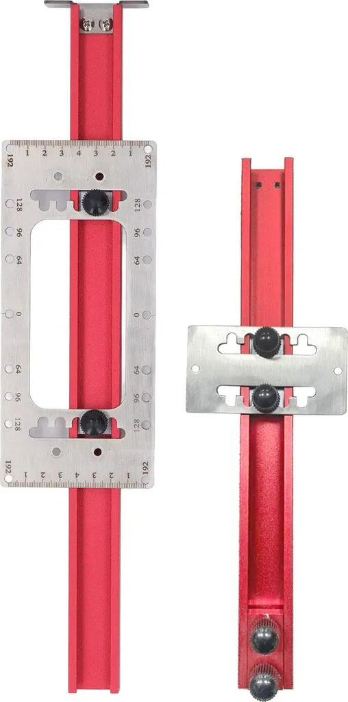 Gabarit de perçage aluminium 400 mm multi-entraxe pour pose poignée