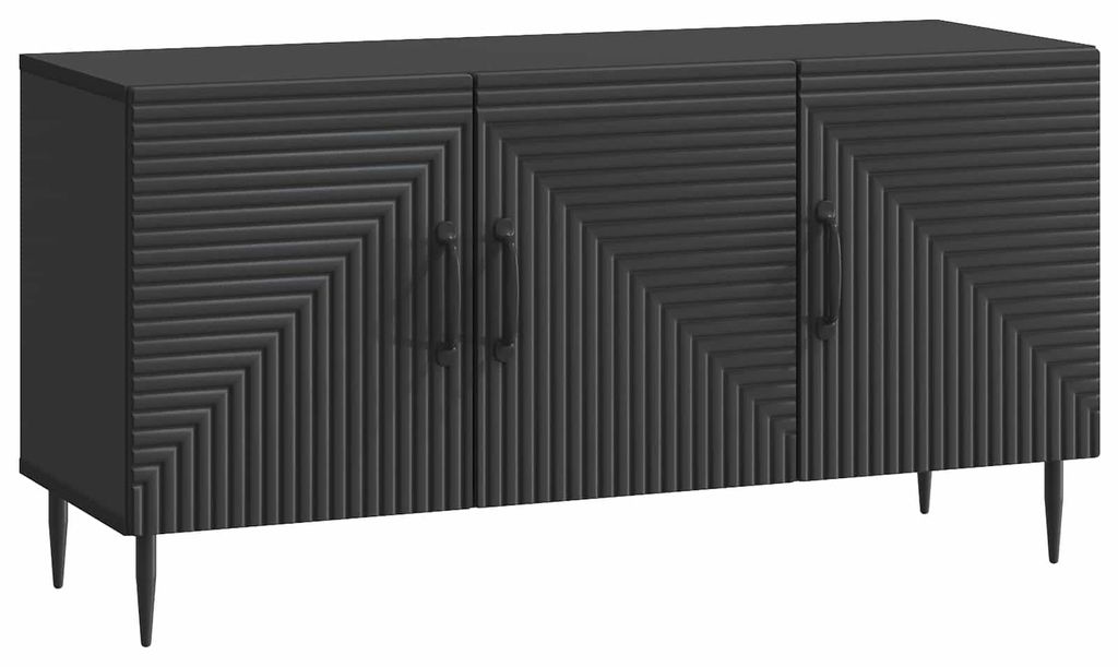 TV-Schränk Schwarz 99 x 34,5 x 50 cm Holzwerkstoff