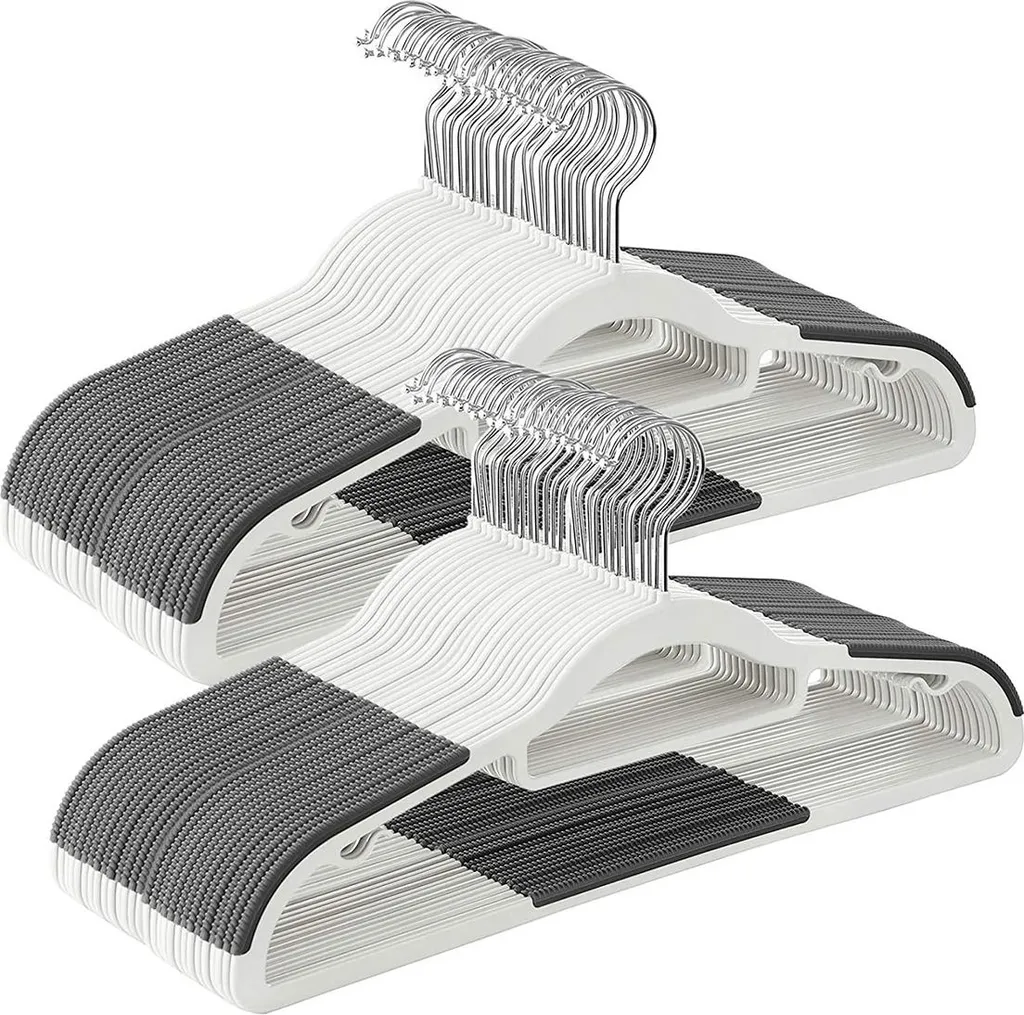 Cintres pour vestes en plastique lot de 50 pour rangement dressing pro