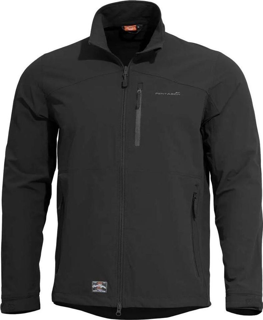 Pentagon Elite Light Softshell Jacke Schwarz L Herren Schwarz L