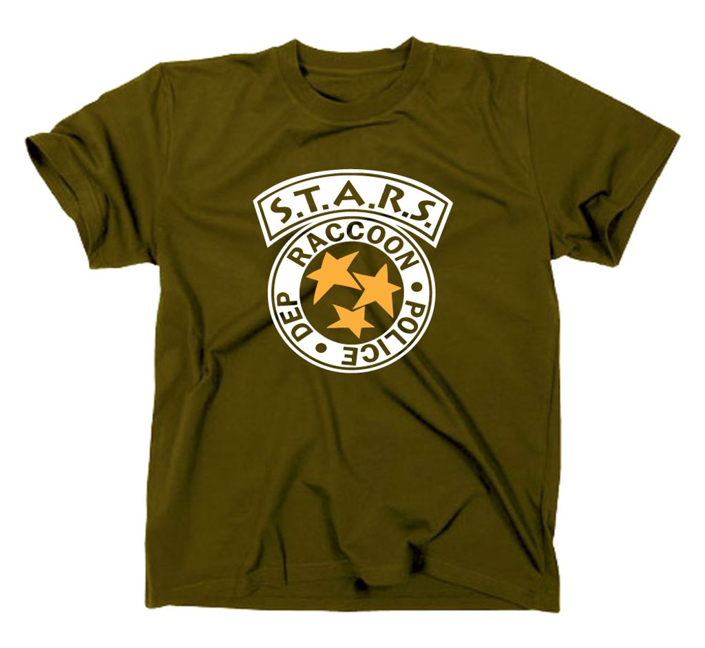 Styletex23 T-Shirt Raccoon City Police Department, STARS Logo, oliv, L