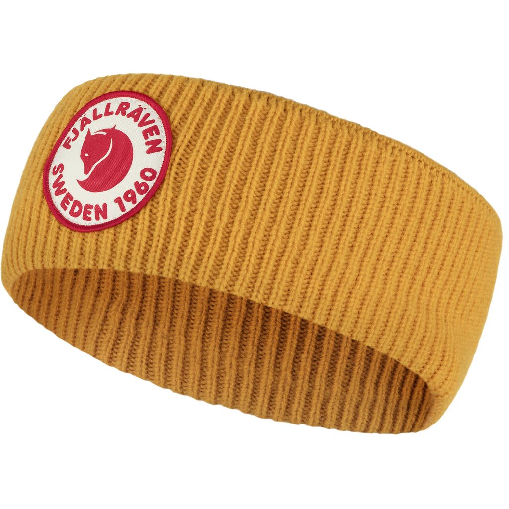 Fjällräven 1960 Logo Headband Mustard Yellow .