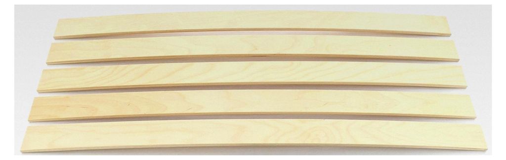 Ersatz Federholzleisten für Lattenroste, Sofas und Futons (Stärke 10mm x Breite 50mm x Länge 880mm)