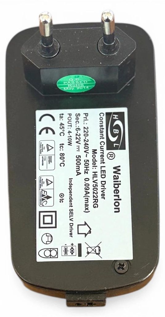 Waiberlon HLV5022RG LED Treiber 500mA 6–22V 4–10W – Produktbild 
