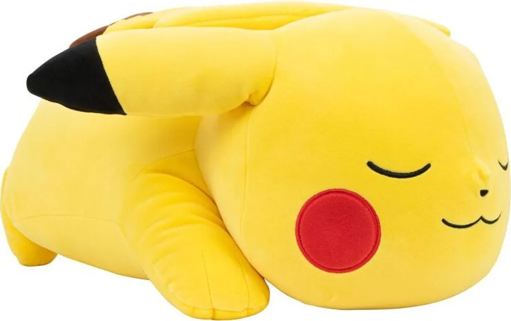 Peluche Pikachu Endormi 45cm - Coussin Pokémon pour Enfant et Adulte