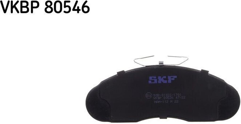 SKF VKBP 80546 A Bremsbelagsatz, Scheibenbremse OE D10601TG1C kompatibel mit 370 Z