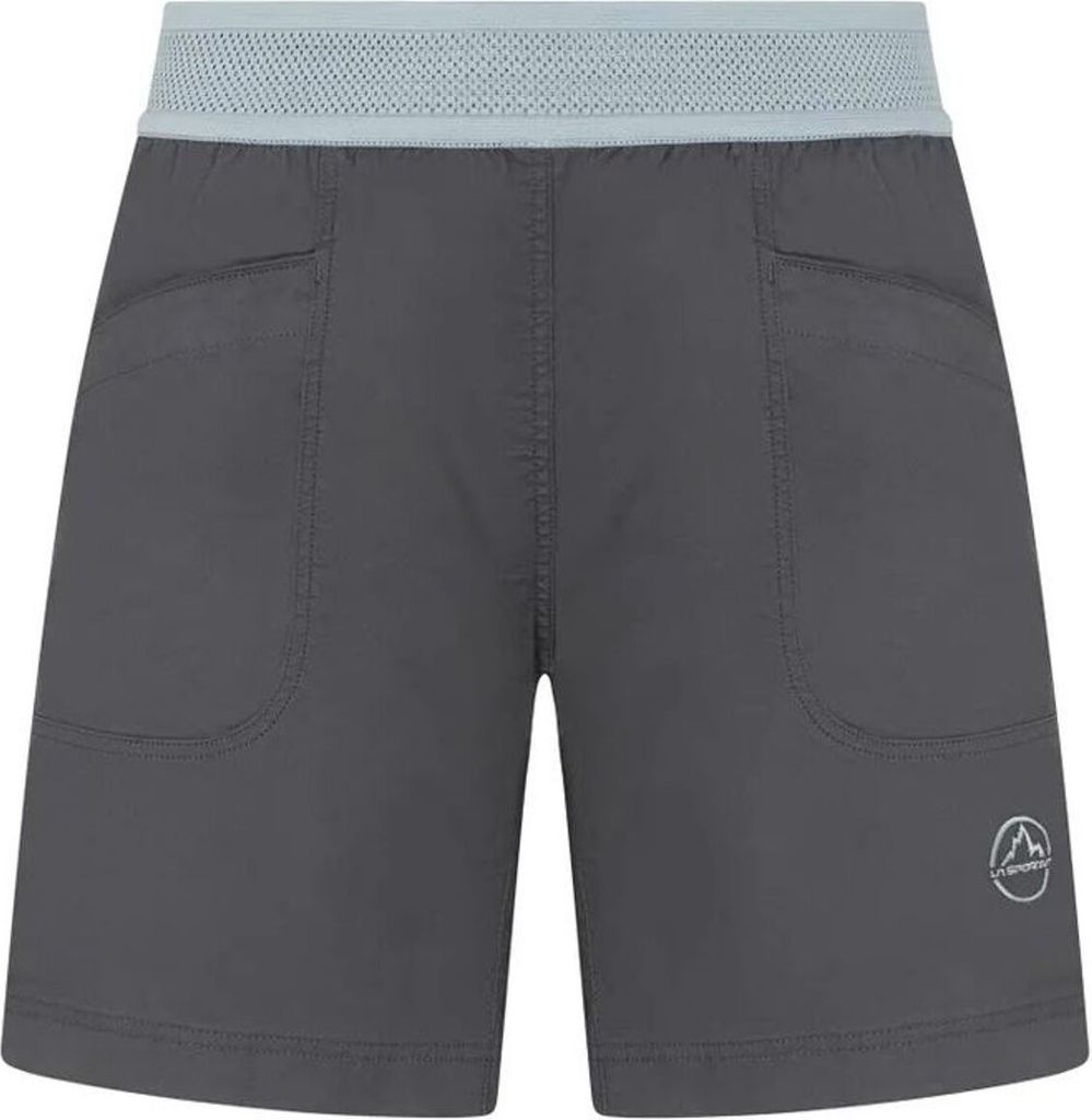 Onyx Short W, Climbing Apparel, S, Carbon/Cloud (Grey) - La Sportiva