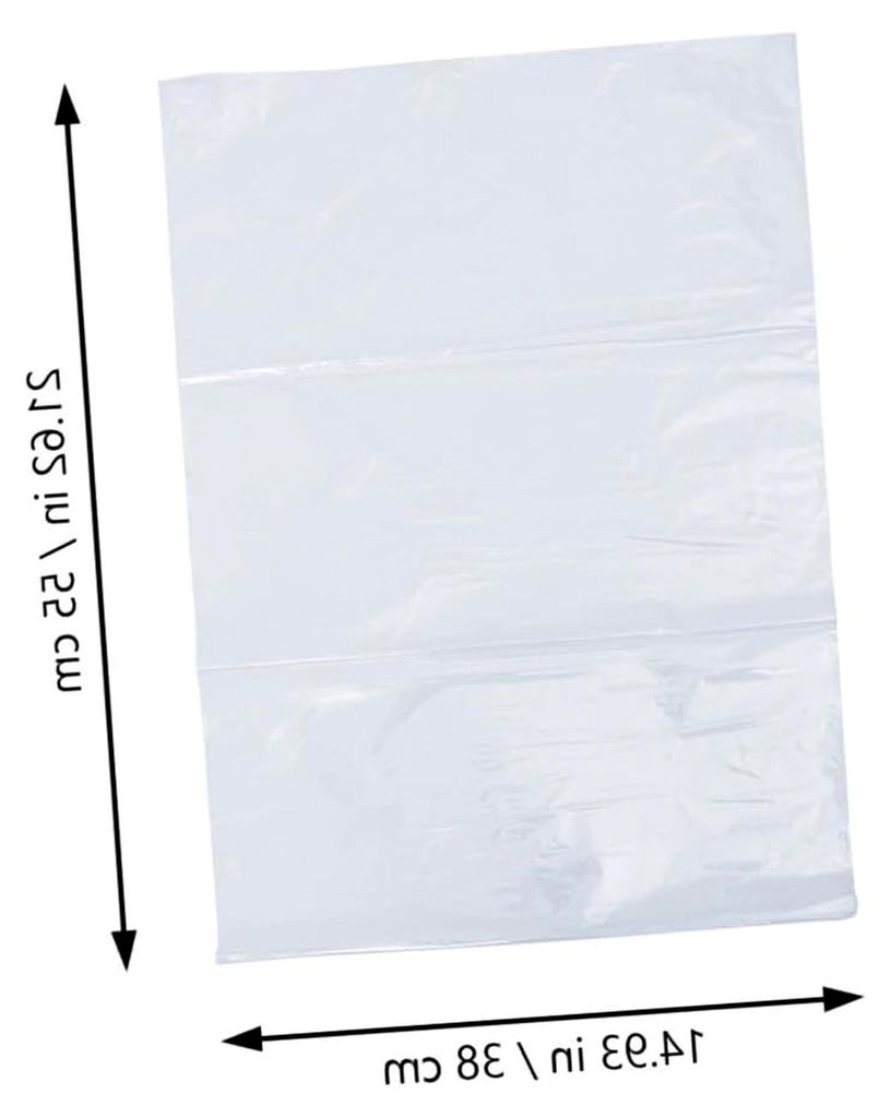 100 Stück transparente Schrumpfbeutel aus Kunststoff 38 x 55 cm für Geschenk- und Verpackungskörbe, vielseitig einsetzbar für DIY-Projekte