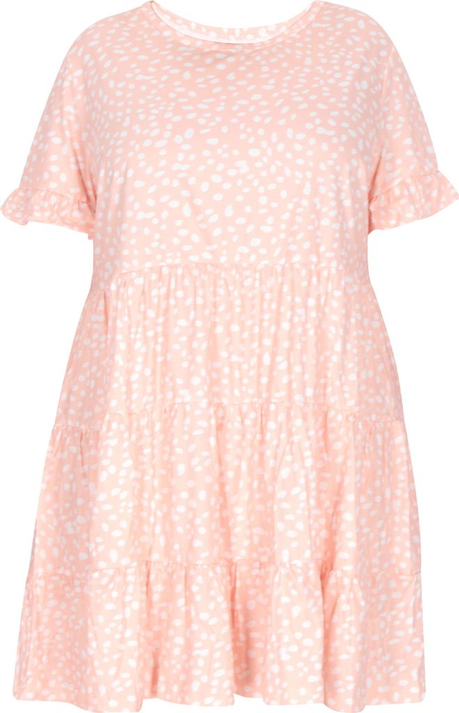 SWIRLY damen kleid - pink, XXXL