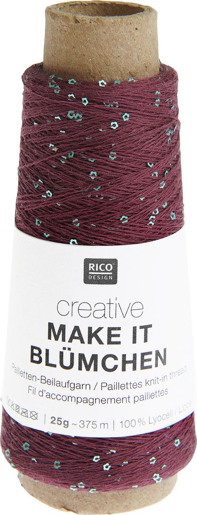 Rico - Creative make it Blümchen 0016 bordeaux Produktbild 