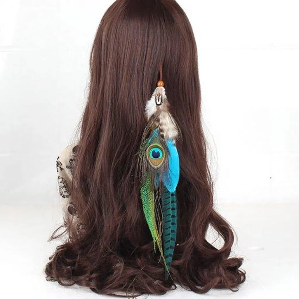 Barrettes Indie avec ressort robuste en métal pour coiffure bohème