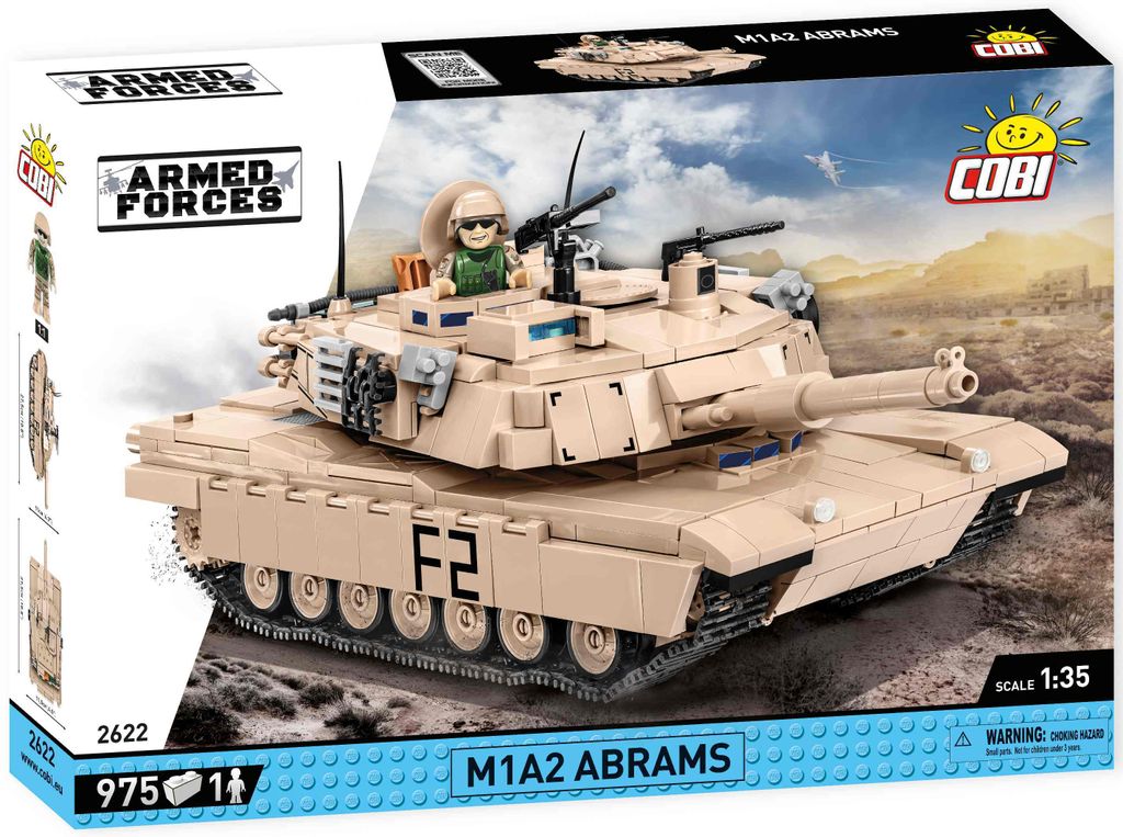 COBI M1A2 Abrams, Bausatz, 9 Jahr(e), 975 Stück(e) Produktbild 