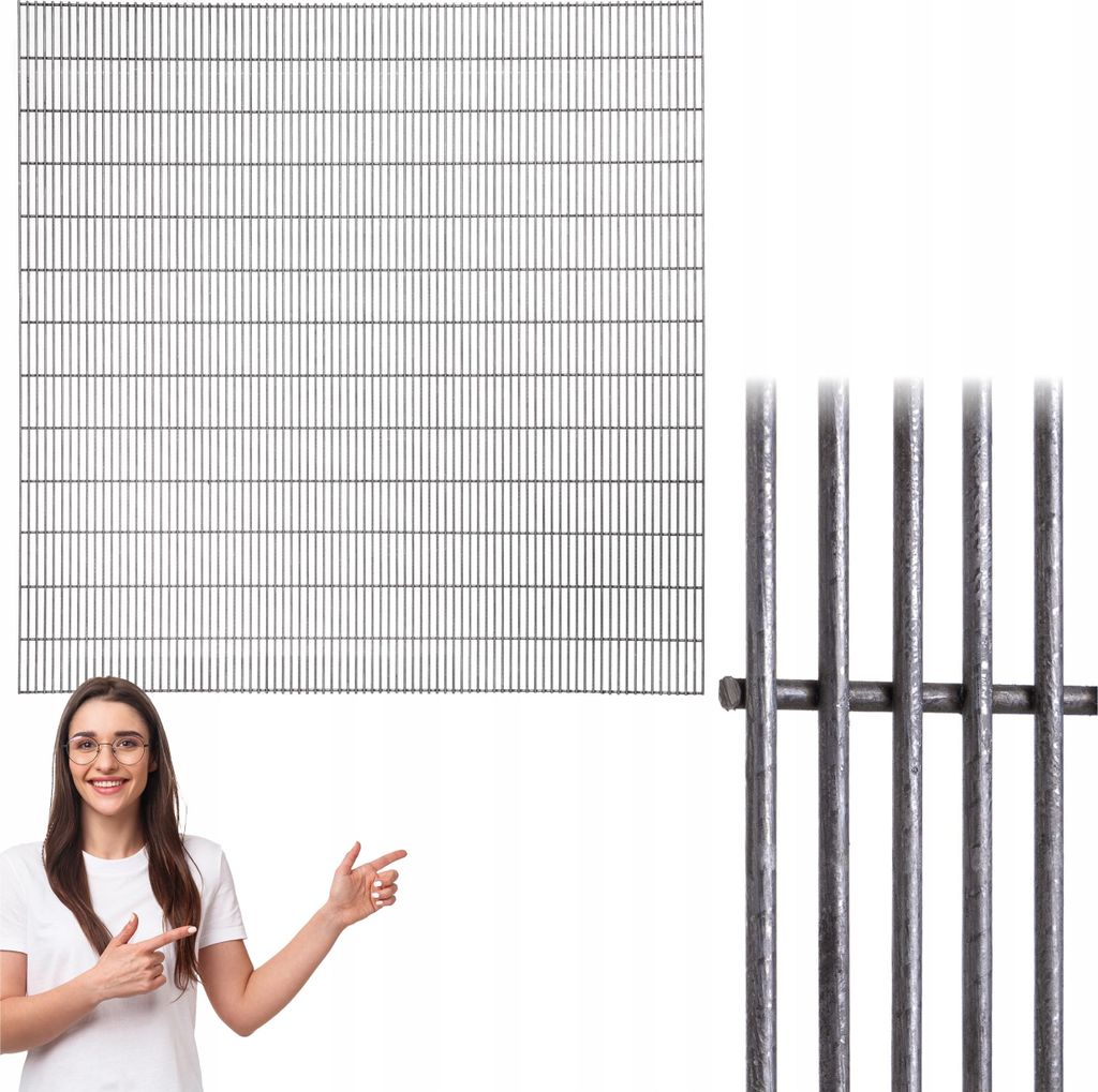 Maschendraht – Knotengeflechtzaun - 1000x1000mm - Masche 70x8mm - Draht Ø 4,0mm - Gewicht 9kg