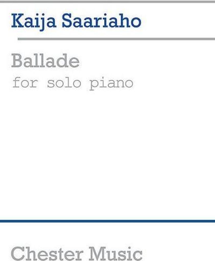 Ballade for Solo Piano