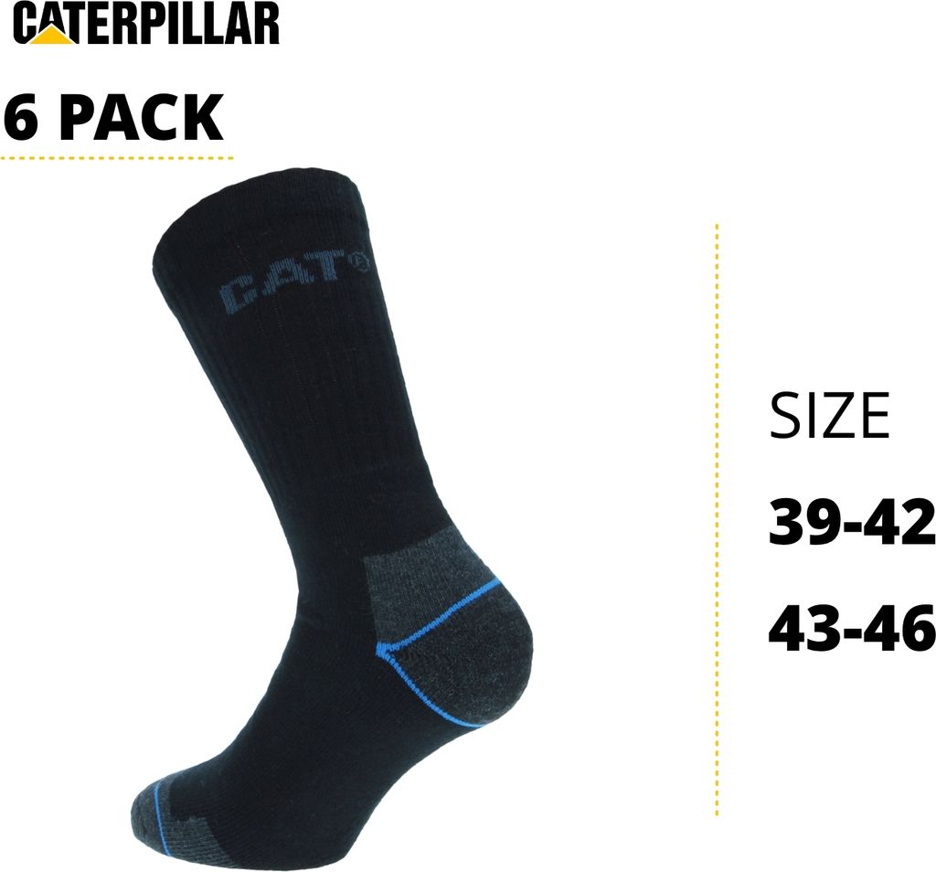 Caterpillar 6 Paar Socken / Arbeitssocken Doppelt Produktbild 2