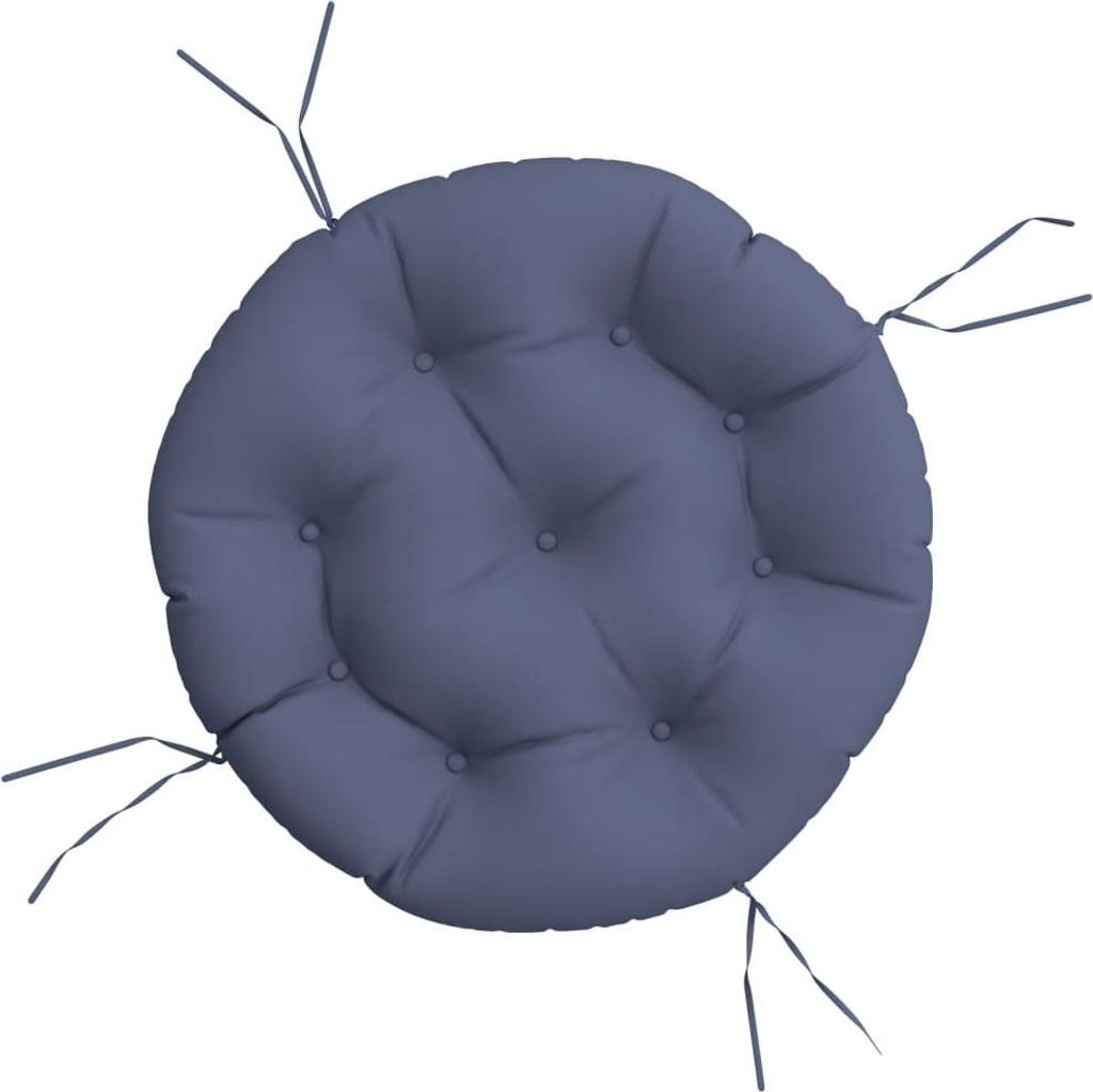 vidaXL Kissen Rund Marineblau Ø 60x11 cm Oxford-Gewebe