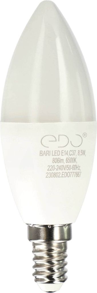 BARI LED 8,5W CW žárovka, E14, 6500K, 806lm, 220-240V Obrázek produktu 