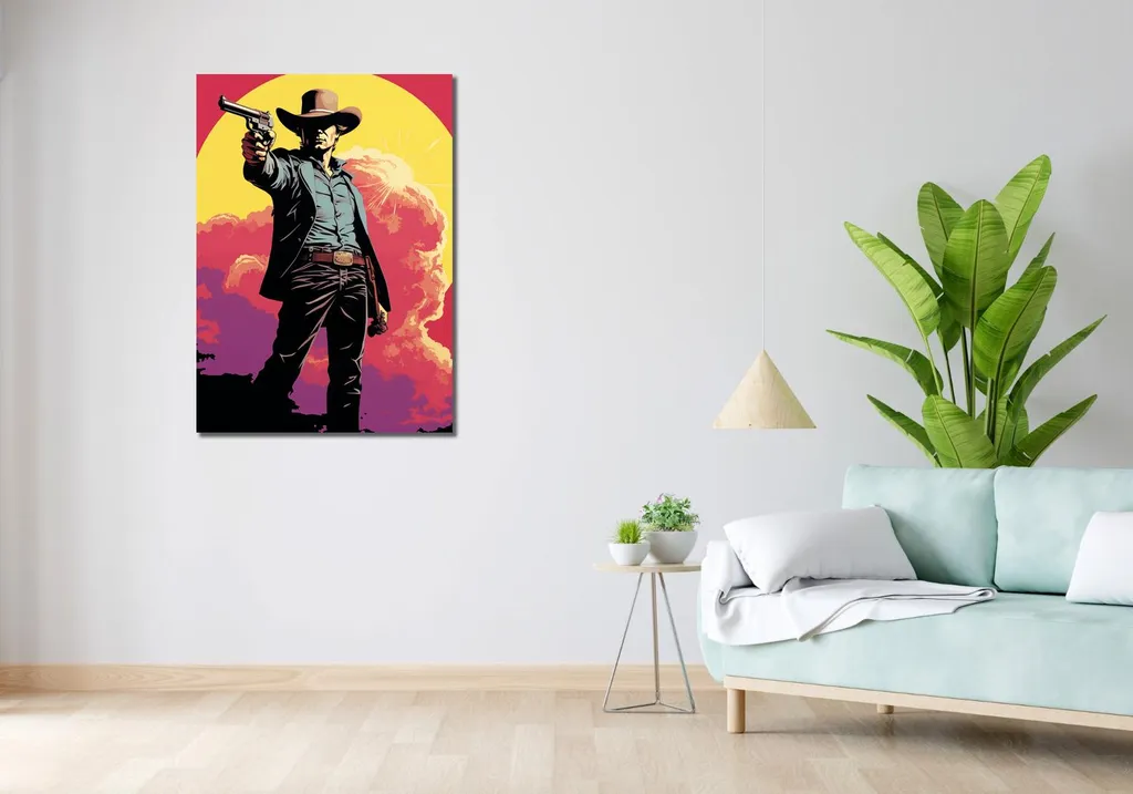 Poster Tireur de l'époque format 70 x 100 cm impression haute définition