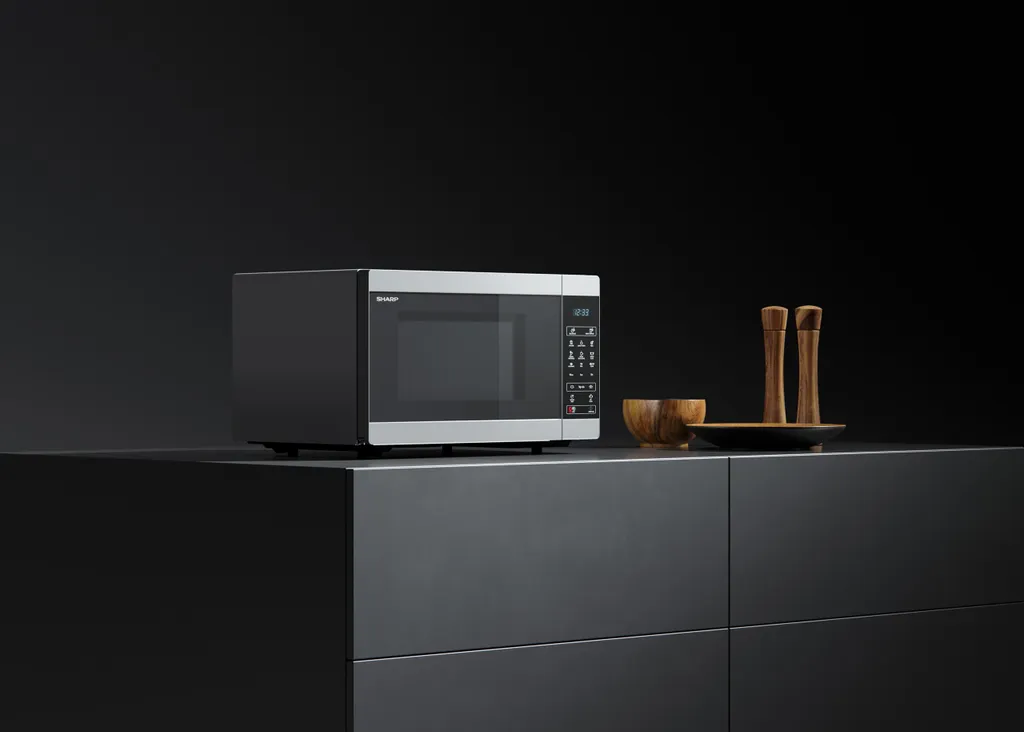 Four à Micro-ondes Combiné Gril Sharp 28 Litres Coloris Gris et Noir - 3