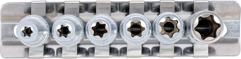 Set Bussole Lunghe BGS 6403 Profilo E E4-E10 Attacco 1/4 Pollici - 11
