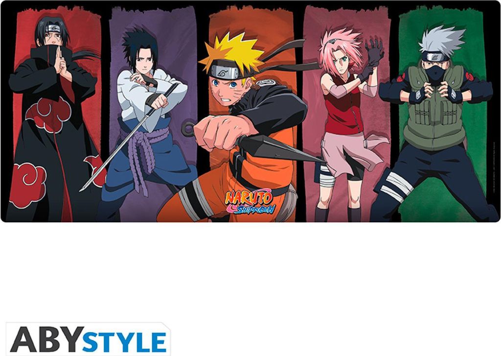 Pad di gioco ABYSTYLE - NARUTO SHIPPUDEN - gruppo, XXL Immagine del prodotto 